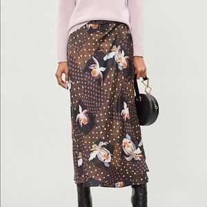 Topshop Orchid Maxi Skirt
